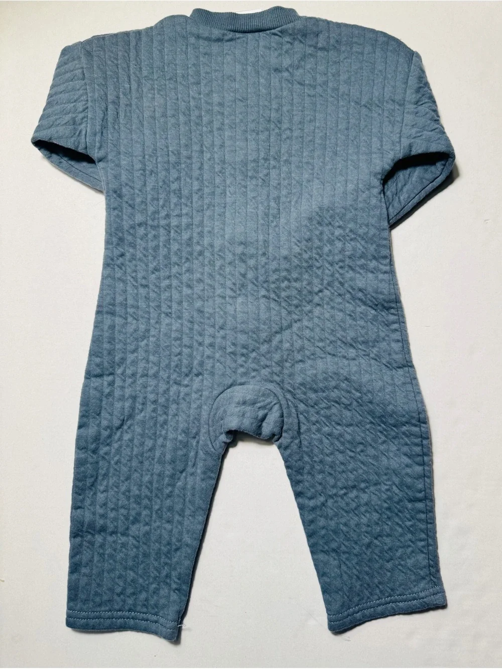 Disney Baby Quilted Romper – Mickey Mouse – Size 3-6M – Soft Blue